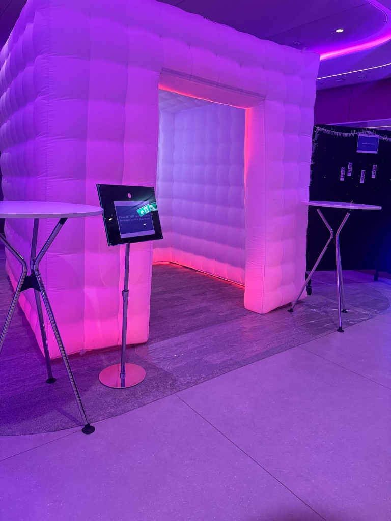 Inflatable Booth at corporate event